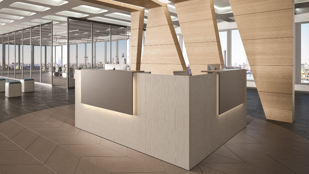 Reception Front Desk Counter Reception Front Desk Counter - Image 1