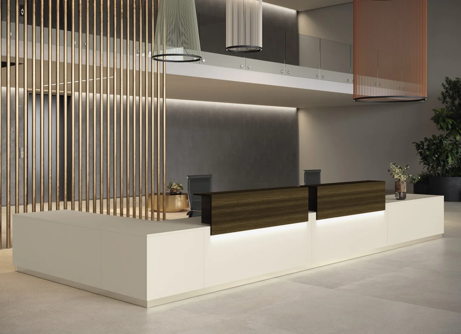 L-Shaped Reception Desk L-Shaped Reception Desk - Image 1